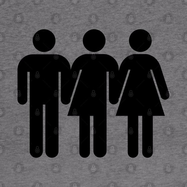 Throuple | Bisexual | Polyamory | Triad by Merch4Days